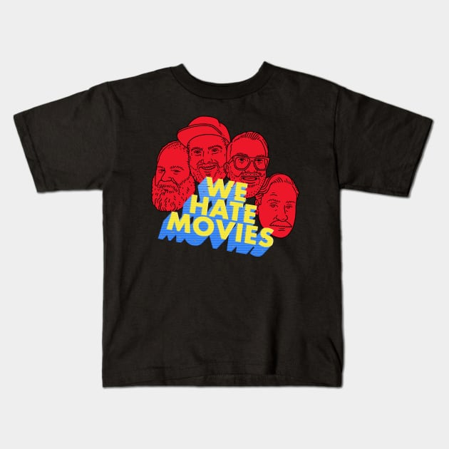 The Gang (Red Variant) Kids T-Shirt by We Hate Movies